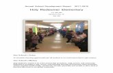 Holy Redeemer Elementary › schools › doc › 1553867004205.pdf · Annual School Development Report 2017-2018 Holy Redeemer Elementary P.O. Box 905 Spaniard’s Bay, NL A0A 3X0