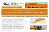 Trekking in Moroccosnebulos.mit.edu › majorexcursions › trips › 1803.pdf · wonders of Morocco. March 10- 20, 2018 Trekking in Morocco Between the Sahara Desert and the Atlas