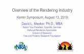 Kemin Symposium, August 13, 2019 David L. Meeker, Ph.D., MBA · • Gained opening for U.S. ruminant MBM into Mexico ($30 mil market) – Details underway. ... • Making Omega-3
