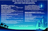 Holy Trinity Catholic Church › images › Documents › bulletins › 12232018.pdf · Sunday classes will resume January 6 and Wednesday classes will resume January 9. Merry Christmas!