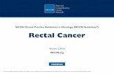 NCCN Clinical Practice Guidelines in Oncology (NCCN ... › ... › archive › colorectal2016 › english › rect… · Rectal Cancer Table of Contents Discussion UPDATES NCCN Guidelines