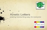 Kinetic Letters - Greatworth Primary School PTA › docs › parent › KineticLetters.pdf · • Letters are learnt with the ‘Move it, Say it, Write it’ approach. • Letter