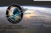 Division Overview - NASA7 Aeronautical Communications • Includes air-to-air, air-to-ground, and ground-based mobile wireless communications, information networking, navigation and