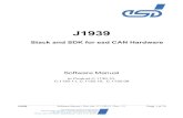 J1939 - esd electronics, Inc.€¦ · J1939 Stack and SDK for esd CAN Hardware Software Manual to Product C.1130.10, C.1130.11, C.1130.15, C.1130.09 J1939 Software Manual • Doc.-