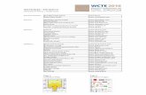 WCTE2016 - Exhibition · Exhibition Map Exhibitor’s Logos WCTE2016 - Exhibition University of Vienna | Arcade Court Premium Partners KLH Massivholz GmbH Rotho Blaas GmbH Partners