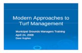 Md A h tModern Approaches to Turf ManagementTurf …cels.uri.edu › rinemo › Workshops-Support › PDFs...How water moves pollutants into water bdibodies ¾Runoff – movement of