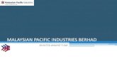 MALAYSIAN PACIFIC INDUSTRIES BERHADBriefing/Selected Analyst Day... · 2017-08-23 · worldwide semiconductor market growth by region & industry europe 3.2% ytd fy 2018 8.7% ytd fy2017-4.5%