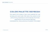 Color Palette | Overview - CIEE...Color Palette | Color Comparison of the Three Color Palettes . ORIGINAL COLOR PALETTE WORK & TRAVEL USA CURRENT COLOR PALETTE WORK & TRAVEL USA NEW