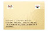 DEPARTMENT OF ENVIRONMENT MALAYSIA...environment and public health ESM TOOLS ´Environmental Impact Assesment ( Section 34A) ´Written Approval ( Section 19) –for constructing the