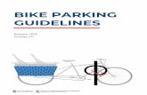 BIKE PARKING GUIDELINES - Boston · All bike racks in the City of Boston must meet the performance criteria s ummarized in Table 2 — whether they are designed for short-t erm or