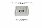 EOA3630 UserManual v1.0 20100218 › downloads › RL3022EXT-User-Manual.pdf · 1 Table of Contents 1 PRODUCT OVERVIEW ..... ..... 3