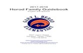 2017-2018 Herod Family Guidebook · 2017-08-03 · 2017-2018 Herod Family Guidebook English and Spanish 5627 Jason Street Houston, Texas 77096 ... Front Desk Ms. Linda Pallares rosa.pallares@houstonisd.org