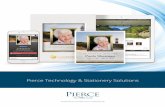 Pierce Technology & Stationery Solutions · System, automatically reconfi gures your website to look perfect on any device—smartphones, tablets, laptops, and full-screen computer