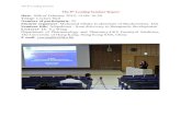 The 8th Leading Seminar Report - 北海道大学 · The 8th Leading Seminar Abstract: Over a quarter of the world’s population is overweight and obese, which directly cause the