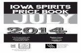 2014 - Iowapublications.iowa.gov/17320/1/0714_Price_Book.pdf · 19032 Jim Beam Jacob’s Ghost ..... 80 75012 $20.48 $245.76080686121039 27392 Jim Beam Maple..... 70 75012 $16.55