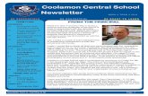 Coolamon Central School Newsletter · school tour is always a highlight of the year for us. This is the first year we have travelled outside of Wagga Wagga during the tour and Coolamon