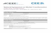 2014 ACEEE/CEE National Symposium on Market Transformation · Number of Facility Upgrades for implementing a custom web-based lighting control system that achieved 10-20% savings