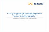 Provision and Requirements for Flood Warning in New South ... · • Floodplain Management Australia (FMA). 1.2.3 Forecasting and Warning Services The Intergovernmental Agreement