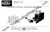 . com MAGNE-BLAST CIRCUIT BREAKER Electric... · be of a general character and all illus ... breakdowns, and saves time and expense. LATCH CHECKING SWITCH To remove the latch checking