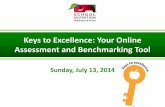Keys to Excellence: Your Online Assessment and ... · Keys to Excellence: Your Online Assessment and Benchmarking Tool . Sunday, July 13, 2014 . ... Marketing & Communications . A