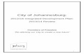 City of Johannesburg...The City of Johannesburg commits itself to pro-active delivery and the creation of a city environment in 2040 that is resilient, sustainable and liveable. It
