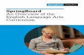 SpringBoard® An Overview of the English Language Arts ... · tech-enhanced items. Assessment supports §ELA Assessments §Check Your Understanding ... college and career readiness.
