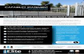 Fencing Gold Coast & Brisbane - Capability …...CAPABILITY STATEMENT SOUTH BRISBANE & GOLD COAST PREMIUM FENCING SOLUTIONS Established in 2015, Elite Fencing Solutions are a dynamic