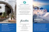 GREECE - fwindsweb.s3.amazonaws.com · GREECE CRUISING THE COAST OF GREECE 7 DAYS / 6 NIGHTS Saint John the Evangelist Monastery at Patmos Island, Greece SAFETY & SECURITY We are: