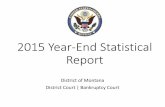 2015 Year-End Statistical Report - District of Montana Year End Stats Report.pdfButte - Civil Case Composition . Calendar Year 2015. 2015 Year-End Statistical Review . Contract Insurance