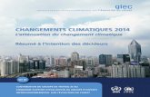 L’atténuation du changement climatique Résumé à l’intention des … · 2018-11-01 · Changements climatiques 2014 L’atténuation du changement climatique Contribution du