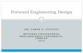 Forward Engineering Design - Philadelphia University. Fwd... · 2015-10-18 · Engineering Skills, Philadelphia University Dr. Tarek A. Tutunji Introduction In order to better understand
