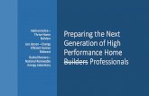 Preparing the Next Generation of High Performance Home …summit.eeba.org/data/energymeetings/presentations/Jansen... · 2019-10-07 · Jobs where the highest percentage of workers