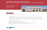 Intensive patent workshop - APV Mainz...WORKSHOP EXERCISE: Identifying viable circumvention options Freedom to operate: Putting it all together Getting the big picture right Risk assessment
