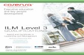 ILM Level 3 - Cosensa › Images › Cosensa ilm-level-3... · 2020-03-25 · The Level 3 Award and Certiﬁcate are prestigious qualiﬁcations in their own right. They can provide