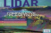 COMPARATIVE PLANETOLOGY - LIDAR Magazinelidarmag.com/wp-content/uploads/PDF/LIDARMagazine... · comparative planetary geomorphology allows us to identify where and how accessible