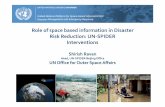 Role of space based information in Disaster Risk Reduction: UN … · 2014-09-05 · 4. Cape Verde 5. Chad 6. Congo 7. DR Congo 8. Gabon 9. Ghana 10. Kenya 11. Malawi 12. Mozambique