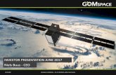 INVESTOR PRESENTATION JUNE 2017 Niels Buus - CEO relations... · 2020-01-24 · 12.06.2017 Company confidential –Do not distribute without permission Ground equipment 28% Satellite