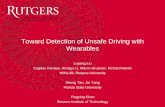 Toward Detection of Unsafe Driving with WearablesStevens Institute of Technology. ... NFC based Vehicle dynamics based Audio infrastructure based Carsafe app Driver behavior profiling