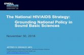 The National HIV/AIDS Strategy: Grounding National Policy ... › sites › default › files › 07 Crowley.pdf · THE NATIONAL HIV/AIDS STRATEGY: GROUNDING NATIONAL POLICY IN SOUND