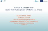 Multi-use in European seas results from MUSES project with ...smartsea.fmi.fi › app › uploads › 2018 › 09 › Schultz-Z... · • Stakeholder processes and meetings ... Workshop