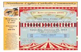 UNDER THE BIG TOP › bulletins › ... · Service, Inc. free of charge for parish expenses. The calendars carry the liturgical feast days and other special Church events not found