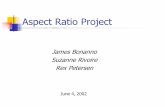 Aspect Ratio – Project Update - Stanford Universitycva.stanford.edu/classes/ee482c/projects/group1_presentation.pdf · Extracting cost/perf config gold8 8 cost 100 kernel cycles/lo