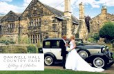 COUNTRY PARK Weddings & Celebrations · 2018-10-09 · Receptions Wedding Receptions Our beautiful stone built 19th Century Barn o˜ers you the opportunity to create your own ...