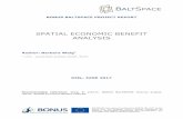 SPATIAL ECONOMIC BENEFIT ANALYSIS - BALTSPACE · 2018-01-12 · by maritime spatial planning. Some first ideas concerning an approach analysing spatial benefits of tourism are presented.