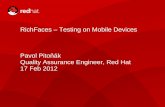 RichFaces – Testing on Mobile Devices Pavol Pitoňák ...rvokal.fedorapeople.org/devconf2012/ppitonak-Richfaces.pdf · 4 TESTING ON MOBILE DEVICES | PAVOL PITOŇÁK Testing a Java