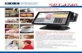 brochure spt-4740 ncc relection hospitality...• Easily Wall Mountable • Excellent Cable Management SPT-4740 NCC Reﬂ ection POS Touch Screen Terminal Reﬂ ection POS for Hospitality