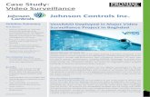 Case Study: Video Surveillance Johnson Controls Inc. Bank/Case Study/JCI...Solution Summary VessRAID Deployed in Major Video Surveillance Project in Baghdad About Johnson Controls