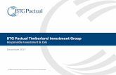 BTG Pactual Timberland Investment Group › ... · December 2017 For additional information, please read carefully the notice at the end of this presentation ... Responsible Investment