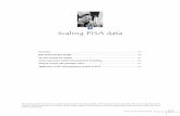 9 Scaling PISA data - OECD · 2017-12-11 · Before data were used for scaling and population modelling, different analyses were carried out to examine the quality . of data and to