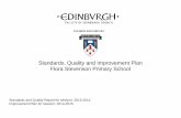 Standards, Quality and Improvement Plan Flora Stevenson ... · Flora Stevenson Primary School is a co-educational and non-denominational school located in the North of the City not